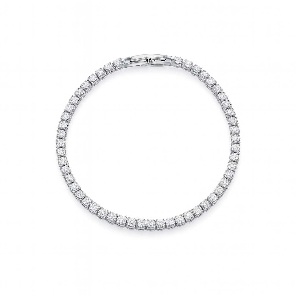 Silver Tennis Bracelet 3mm