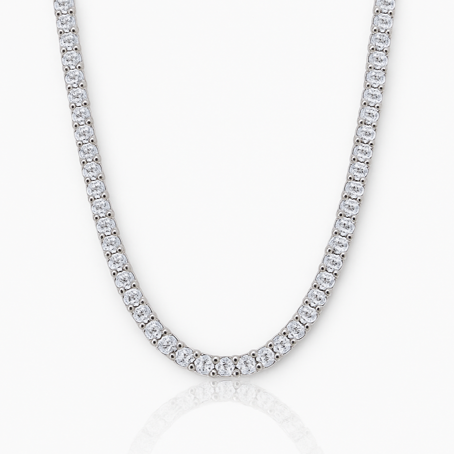 Tennis Chain 4mm Silver