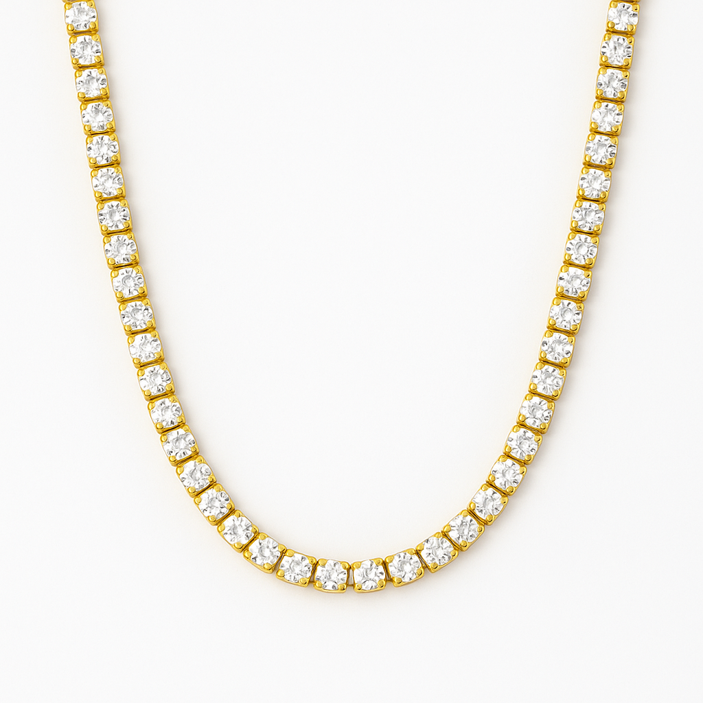 Tennis Chain 4mm Gold