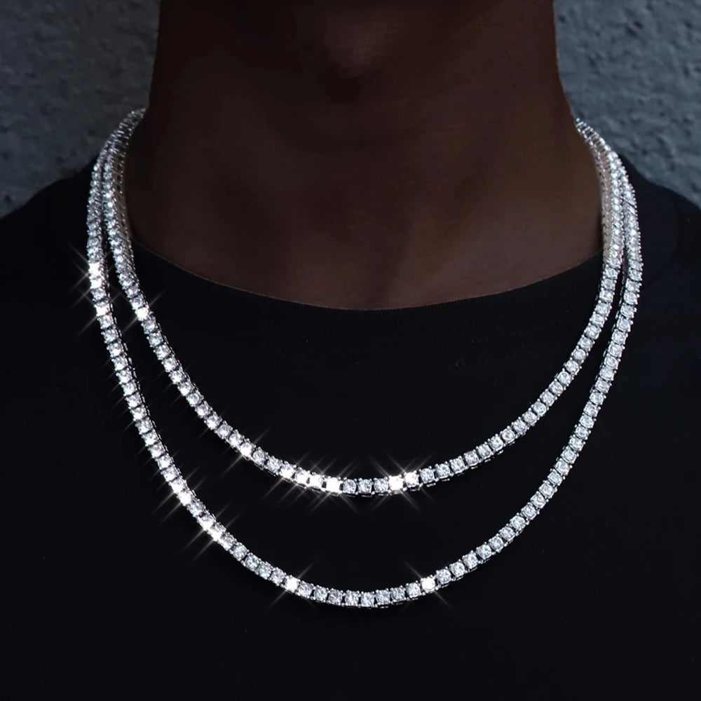 Tennis Chain 4mm Silver