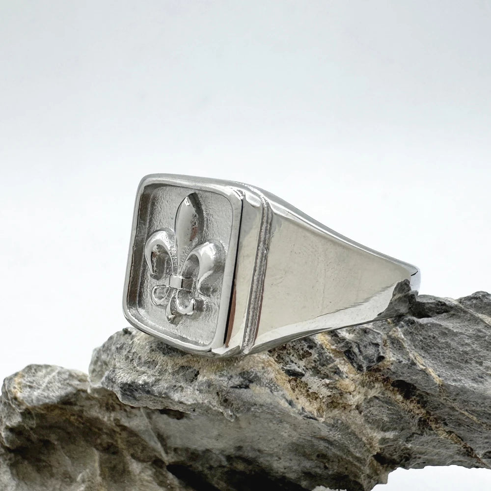 Chrome Signet Ring