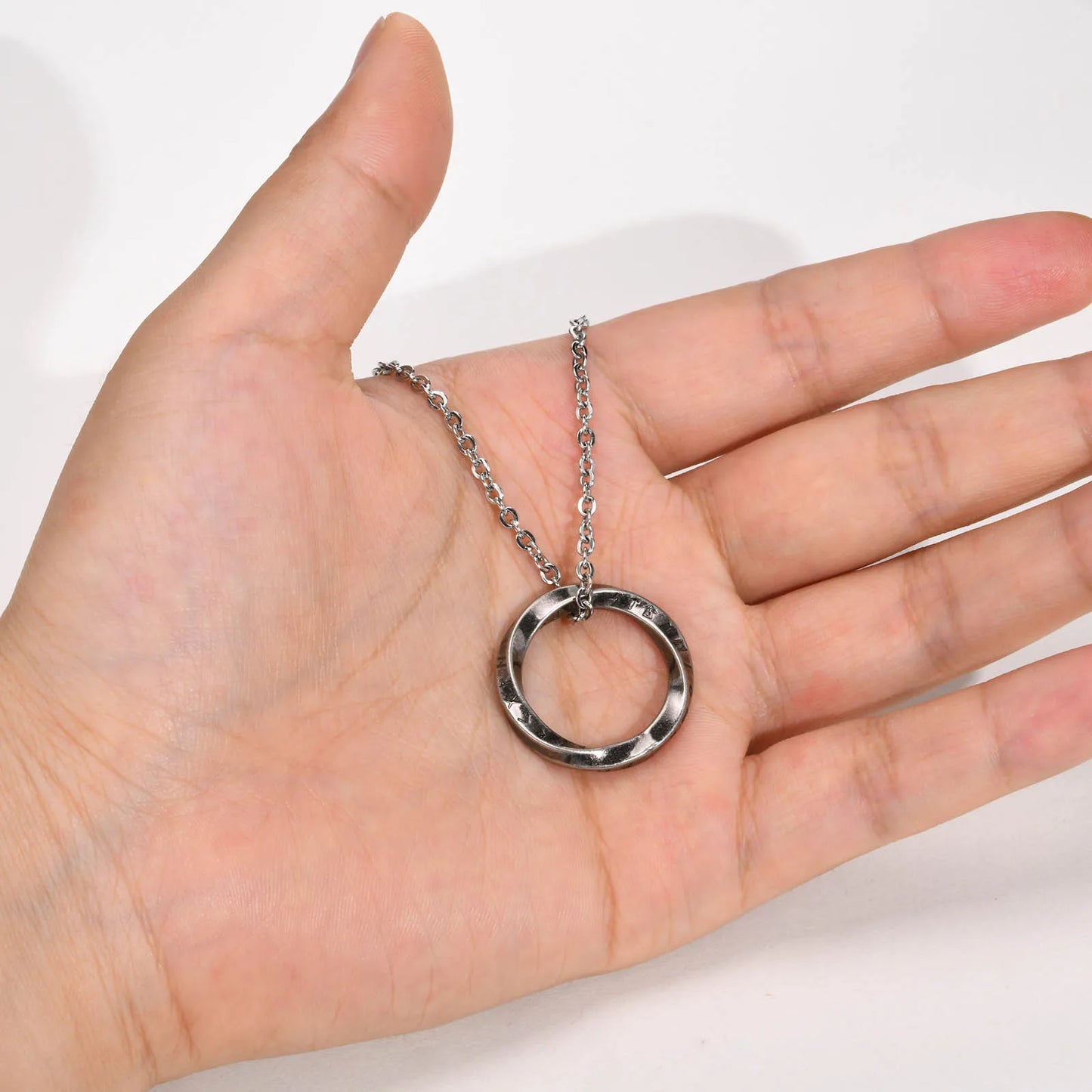 Forge Pendant Silver