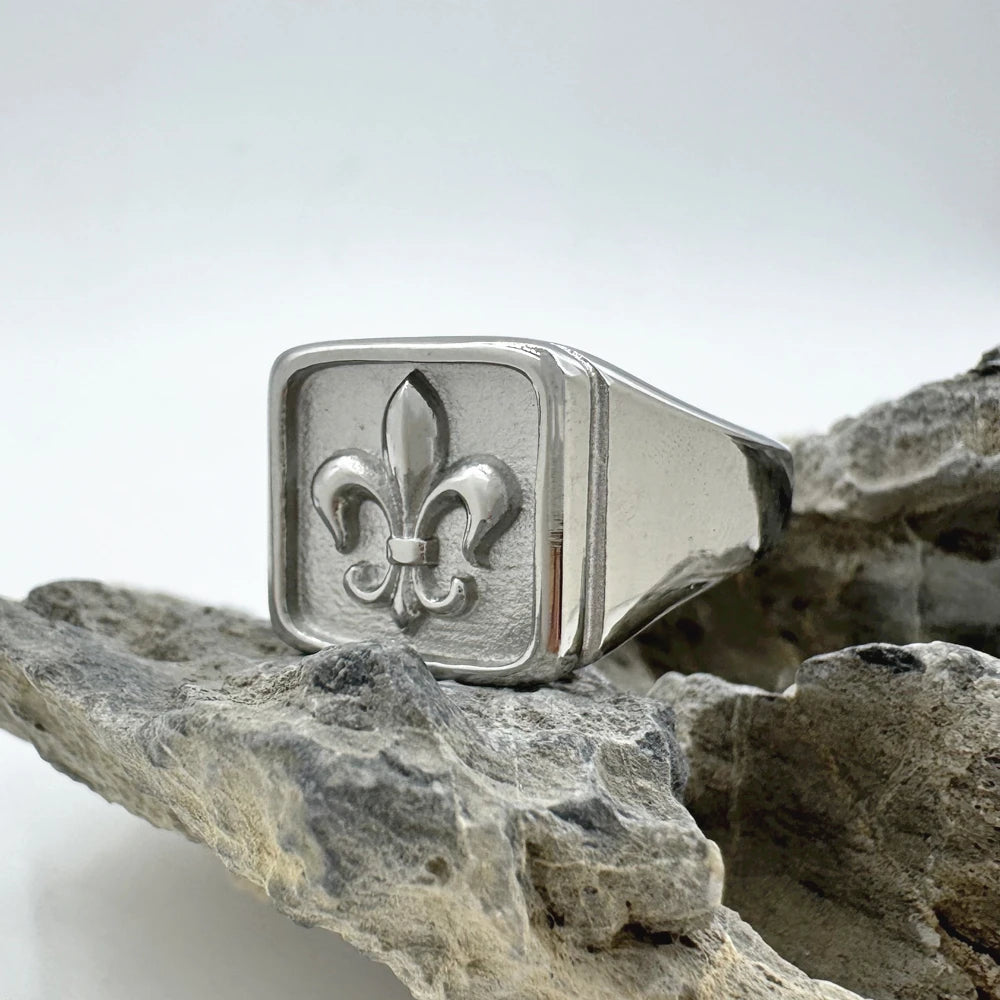 Chrome Signet Ring