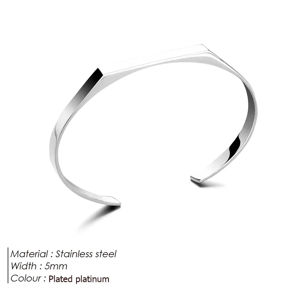 Platinum Cuff Bracelet