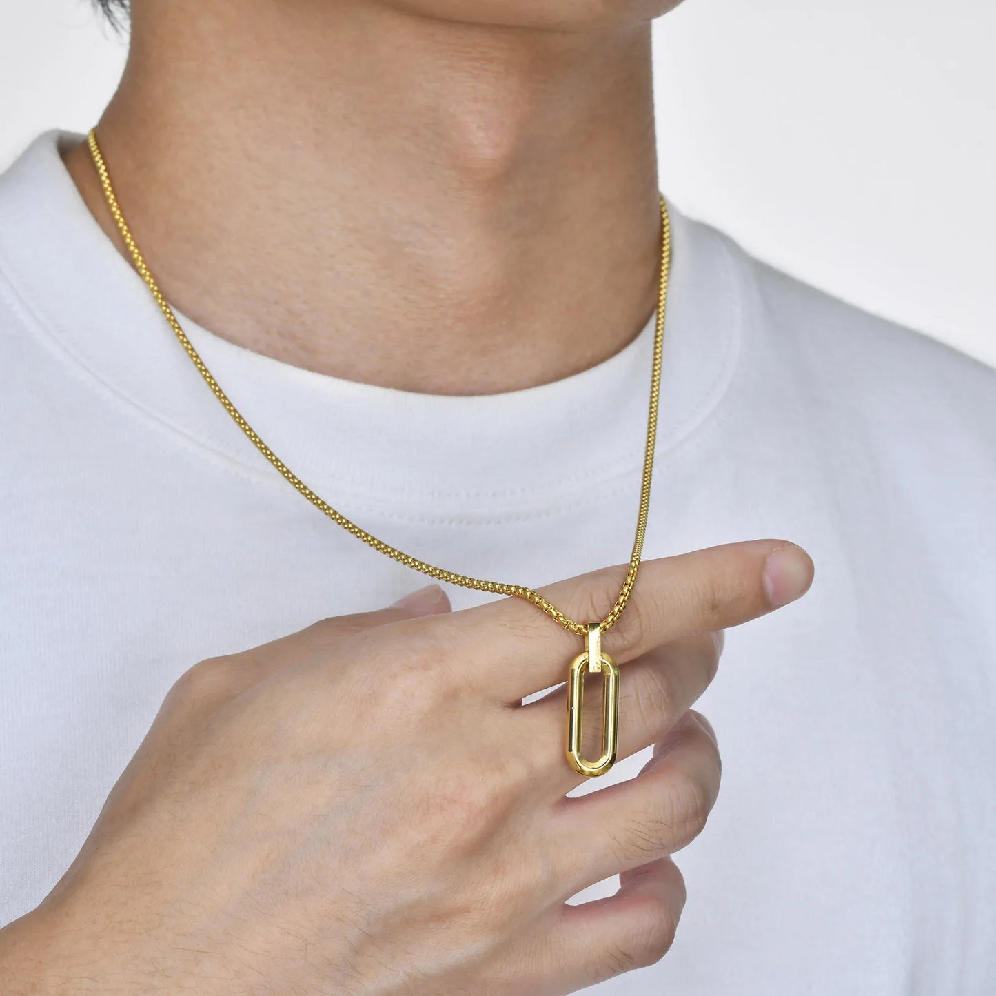 Hollow Diamond Pendant