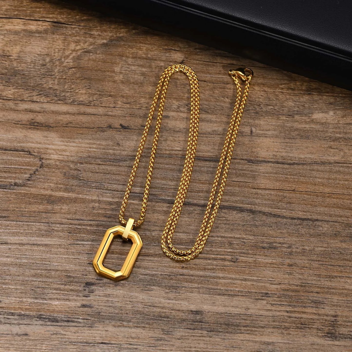Hollow Diamond Pendant
