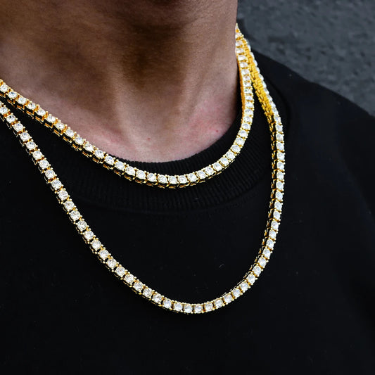 Tennis Chain 4mm Gold