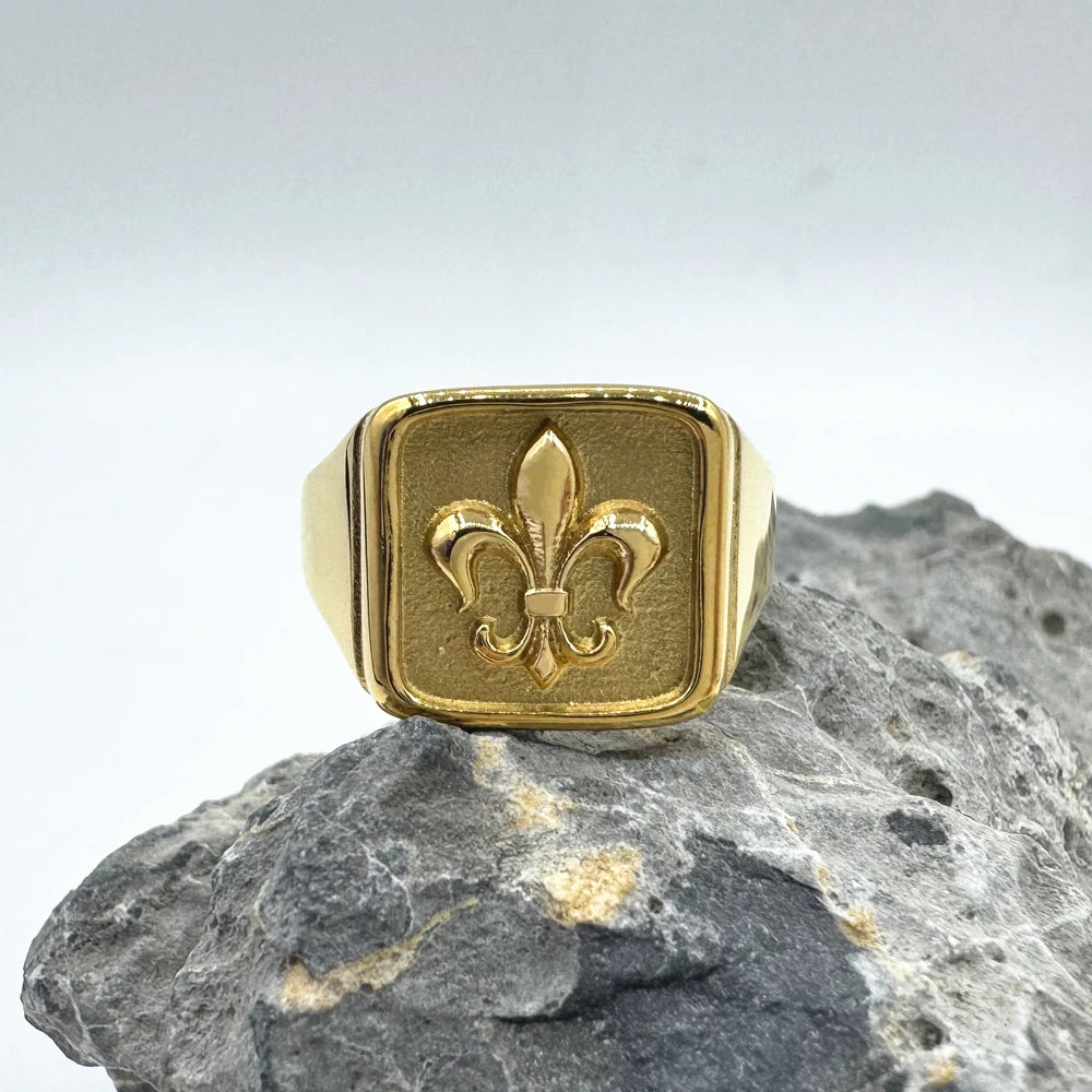 Chrome Signet Ring