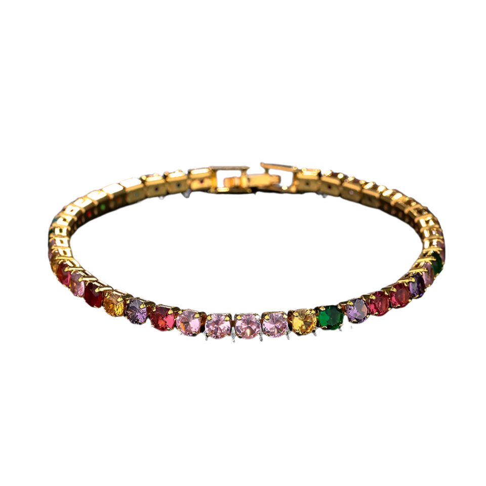 Jewel Tennis Bracelet 3mm