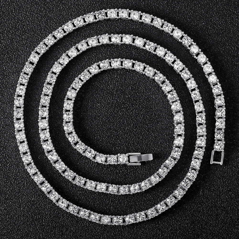 Tennis Chain 4mm Silver