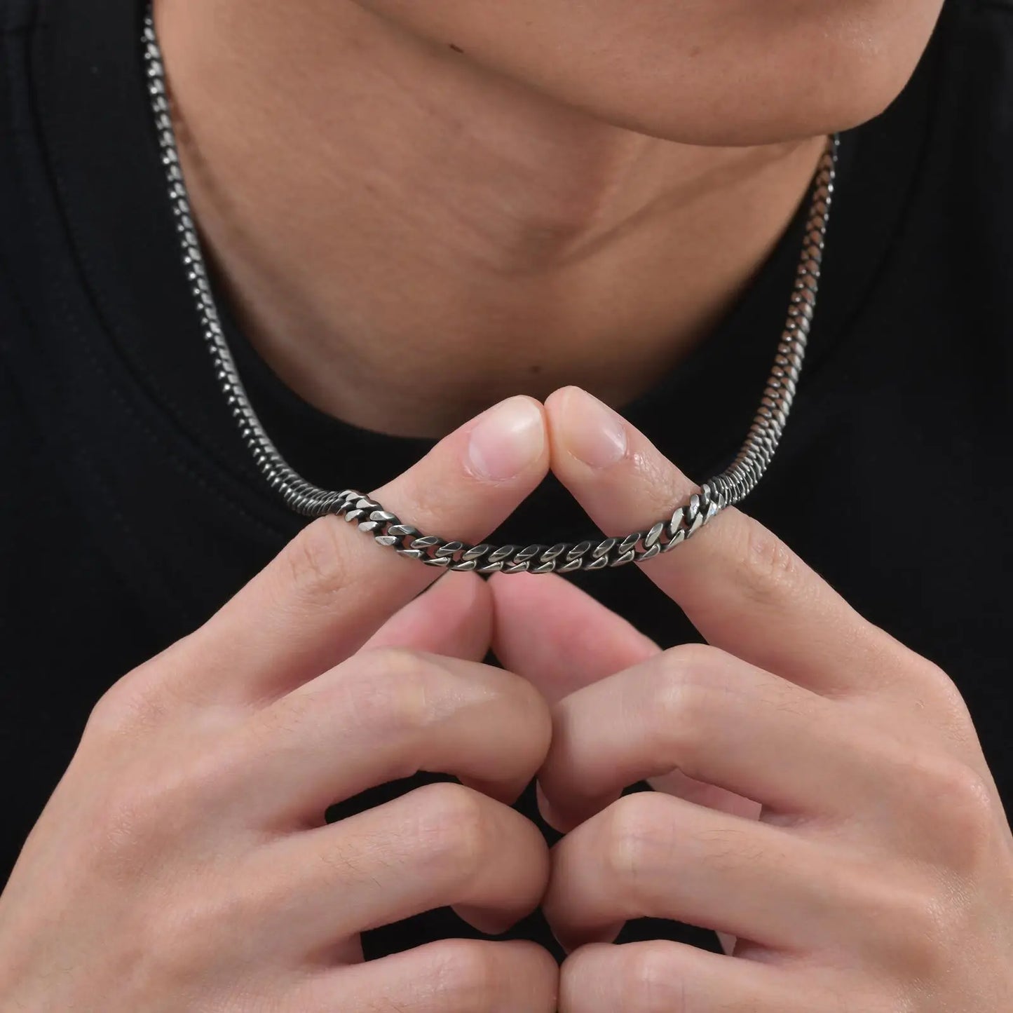 Cuban Chain Gunmetal