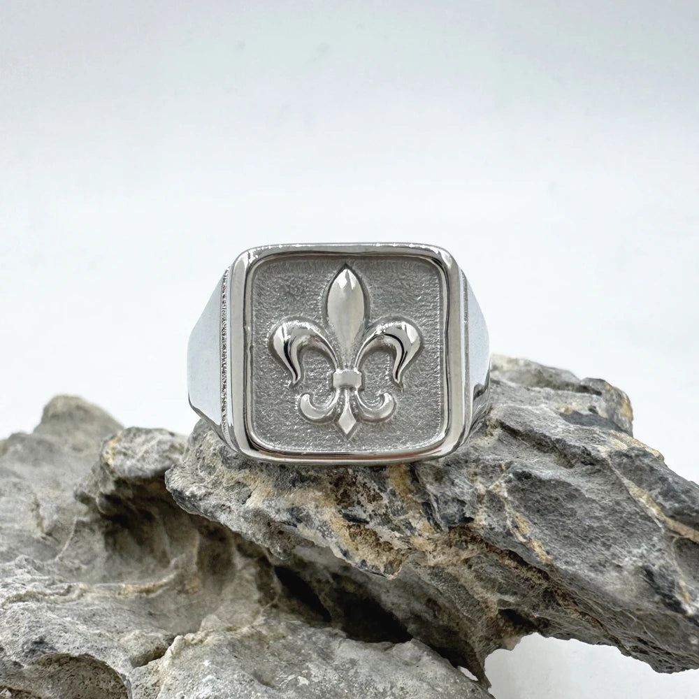 Chrome Signet Ring