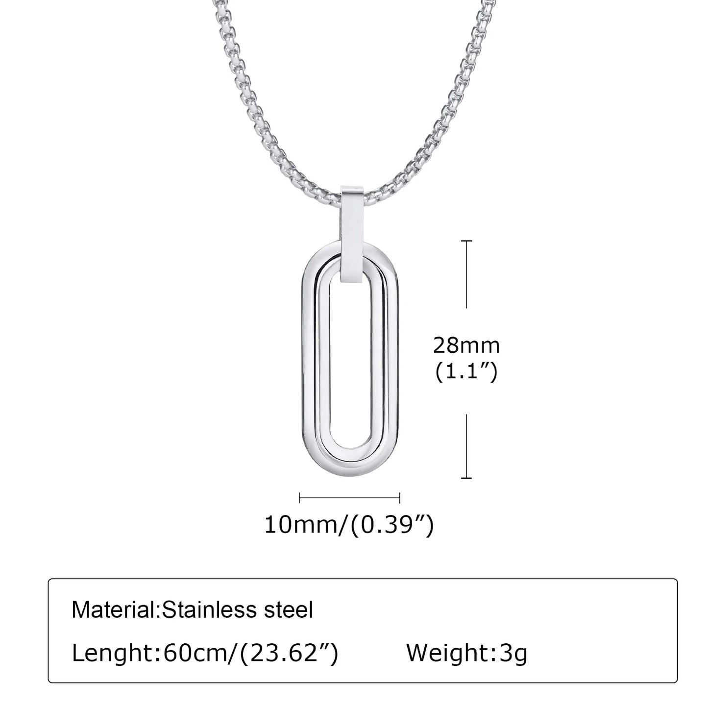 Hollow Diamond Pendant