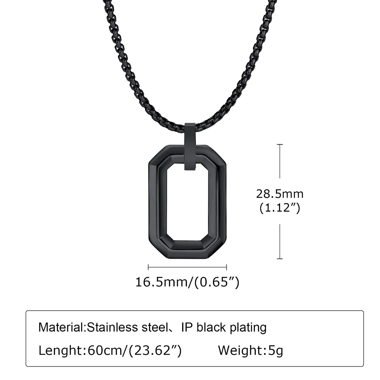 Hollow Diamond Pendant