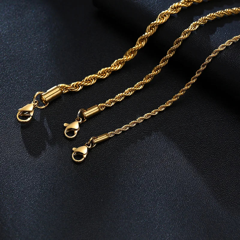 Rope Chain Bracelet Gold