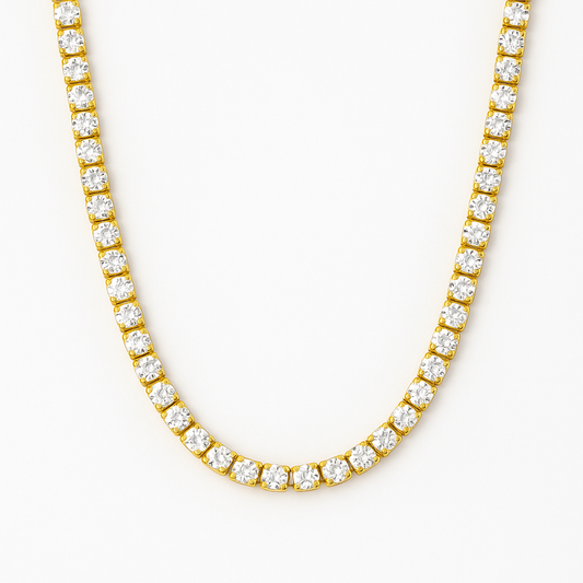 Tennis Chain 4mm Gold