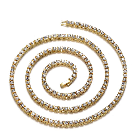 Tennis Chain 4mm Gold